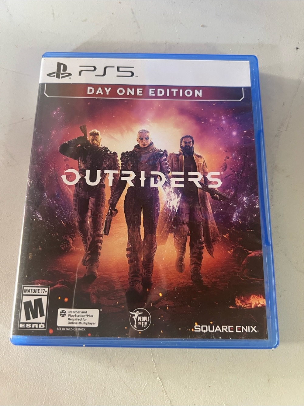 Sony PS5 Outriders Day One Edition - Blue Case